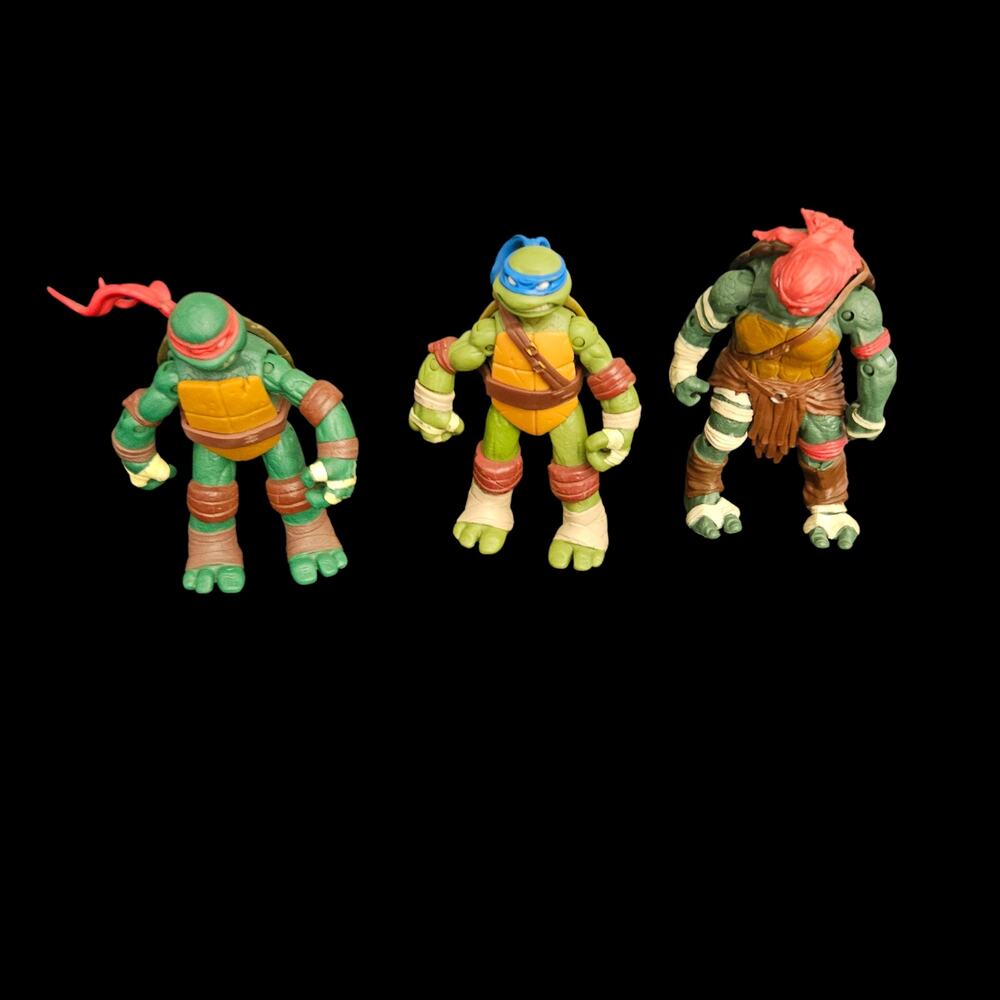 Teenage Mutant Ninja Turtles TMNT Action Figures Raphael Leonardo Michelangelo